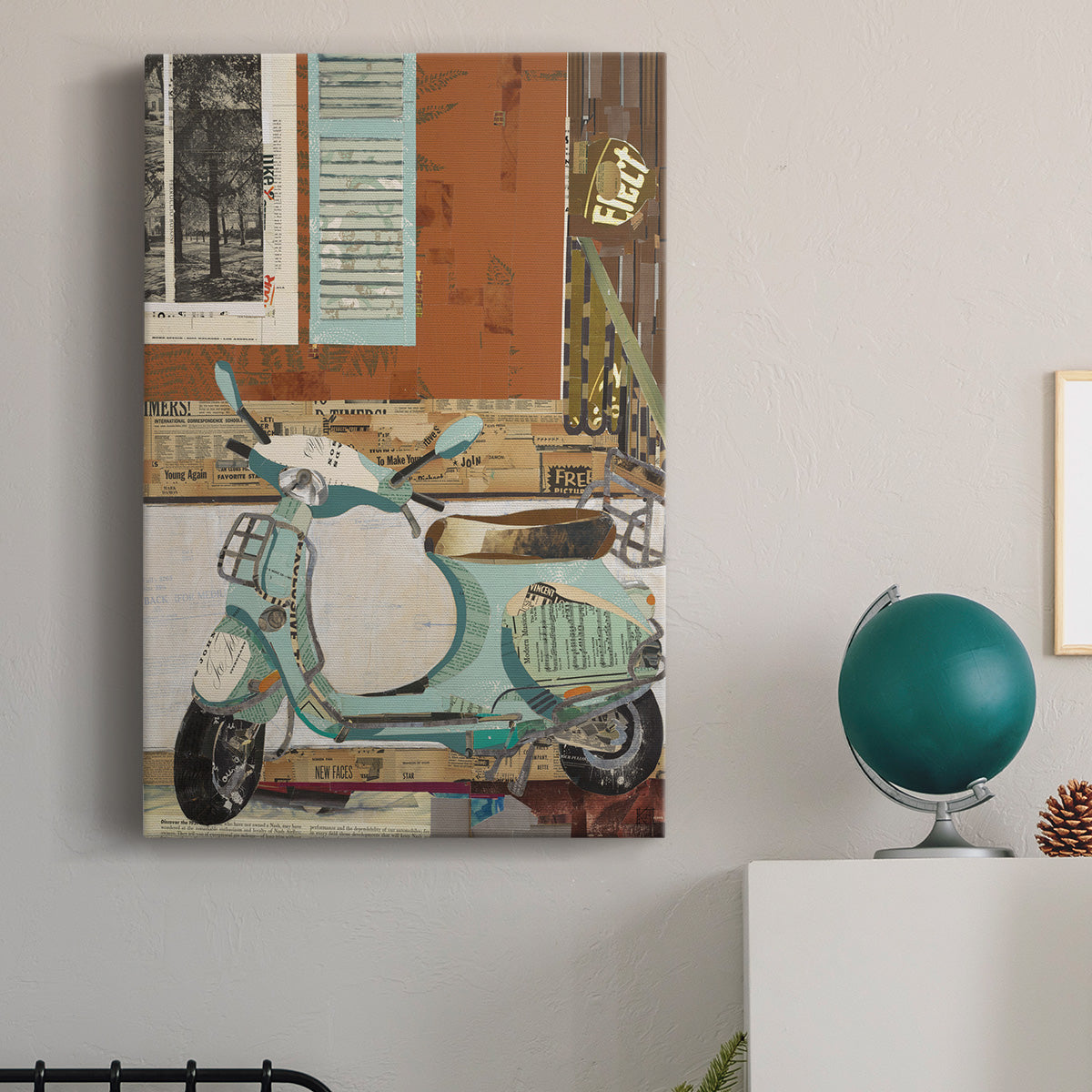 That Vespa Premium Gallery Wrapped Canvas - Ready to Hang