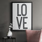 Bold Love II - Modern Framed Canvas Print