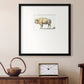 White Buffalo Premium Framed Print Double Matboard