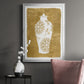 Golden Urn II - Modern Framed Canvas Print