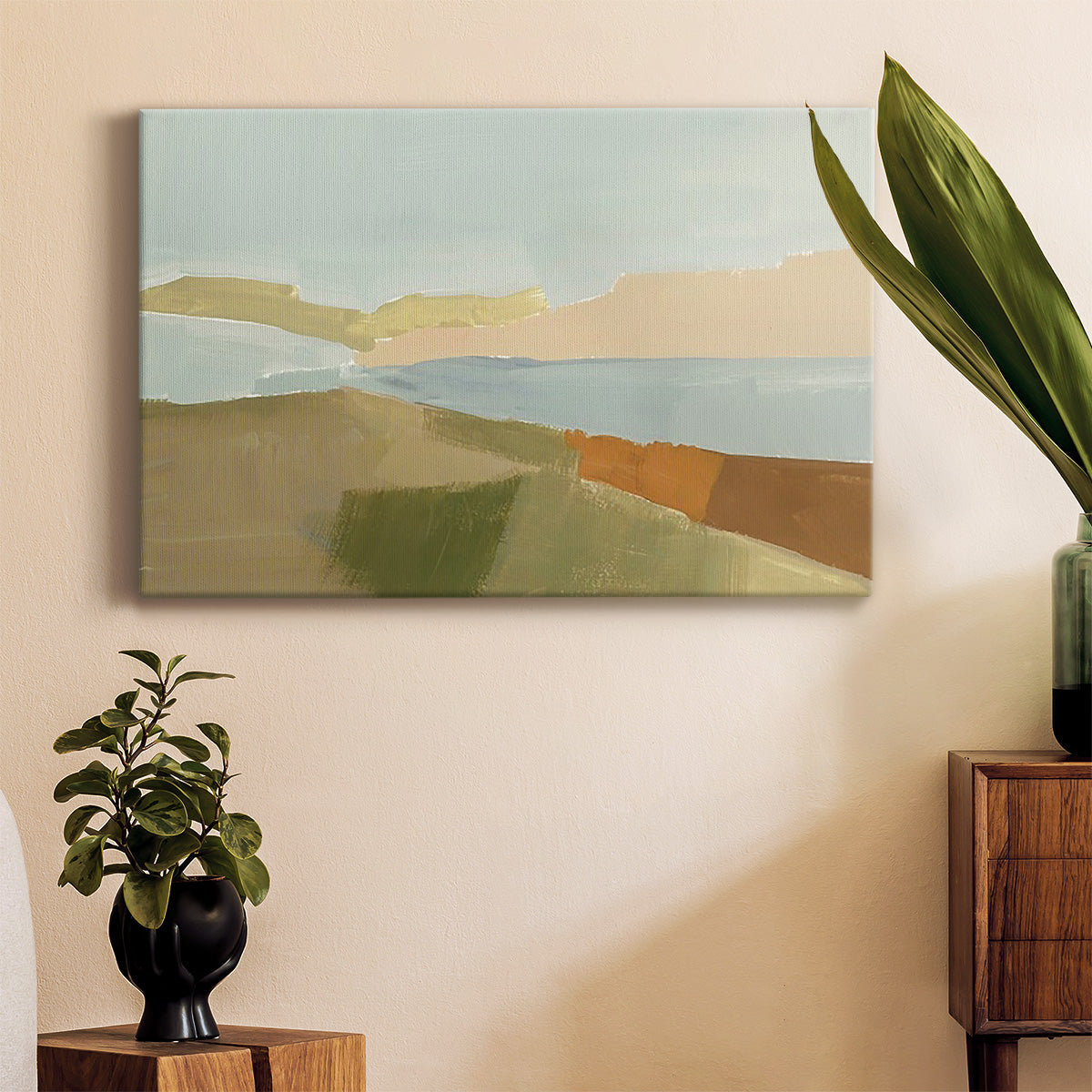 Stacked Landscape III Premium Gallery Wrapped Canvas - Ready to Hang