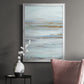 Muted Misty Marsh II - Modern Framed Canvas Print