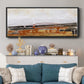 Bridges Ochre III - Floater Framed Canvas Print