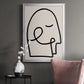 Face It I - Modern Framed Canvas Print