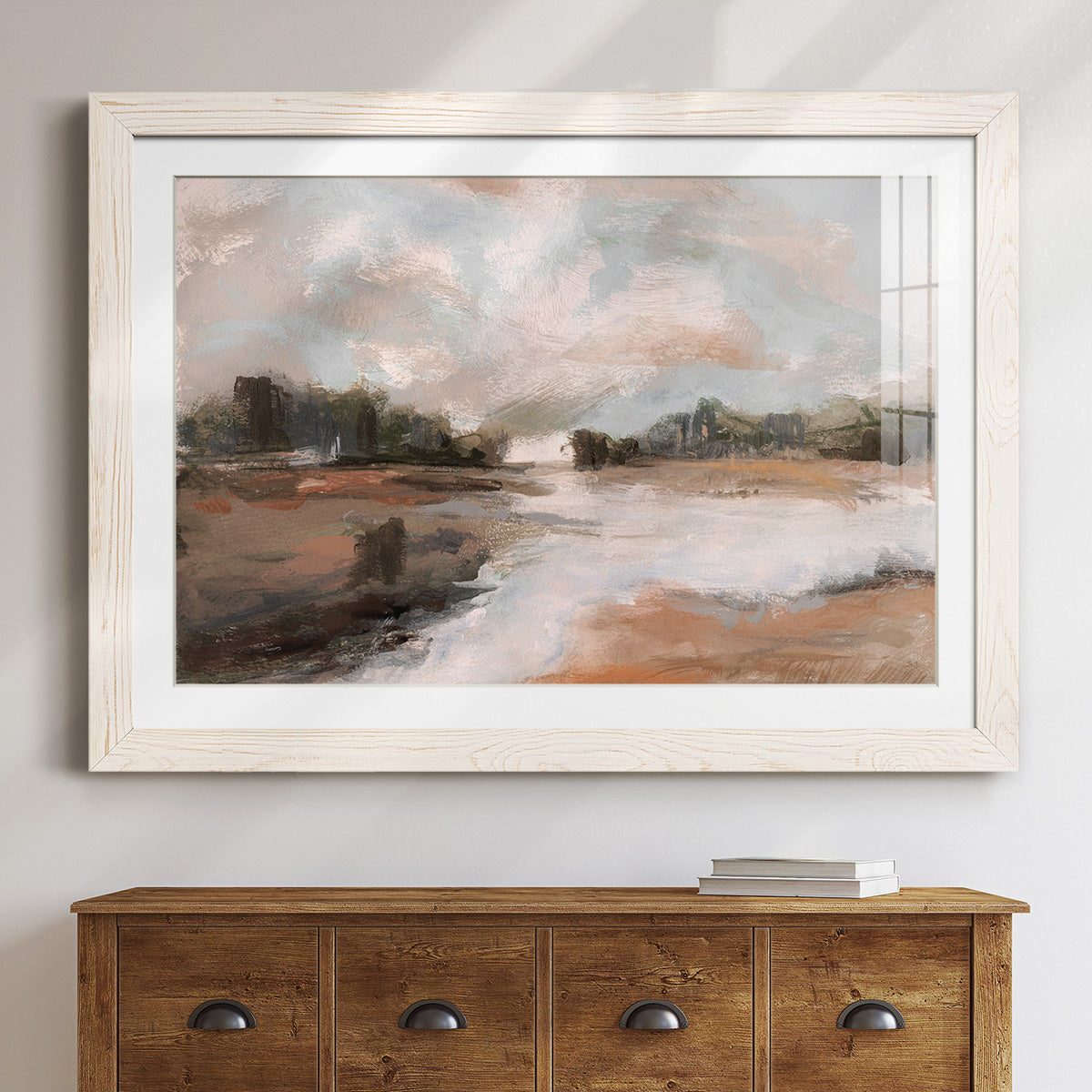 South Pond - Barnwood Framed Art Print