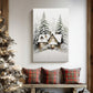 Cottage of Frostlit Whisper - Canvas Art Print
