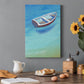 Anchored Dingy II Premium Gallery Wrapped Canvas - Ready to Hang