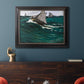 The Green Wave - Ornate Framed Canvas Print