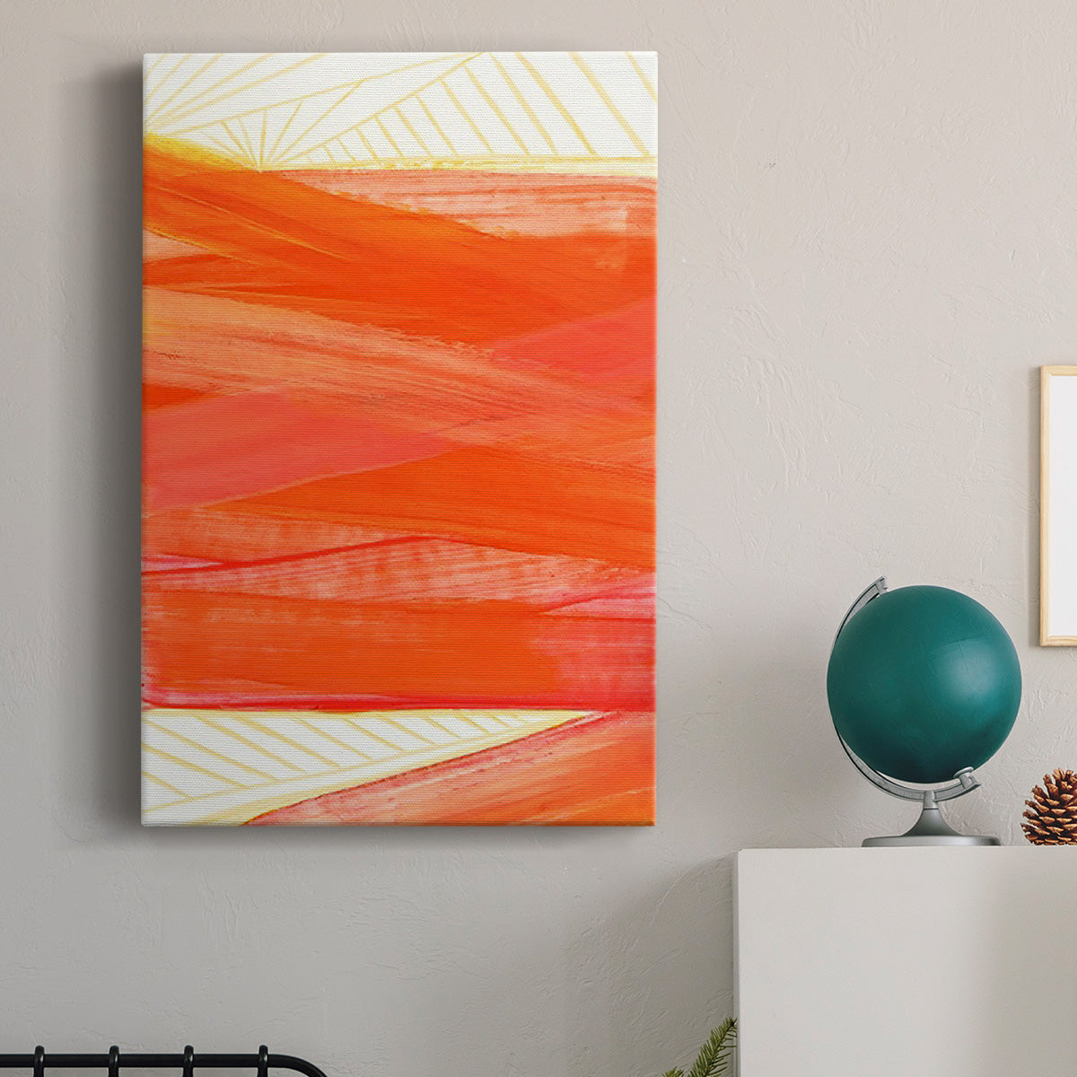 Warm Rays II Premium Gallery Wrapped Canvas - Ready to Hang