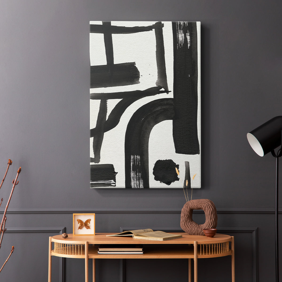 Inkwell Intersect I - Canvas Art Print