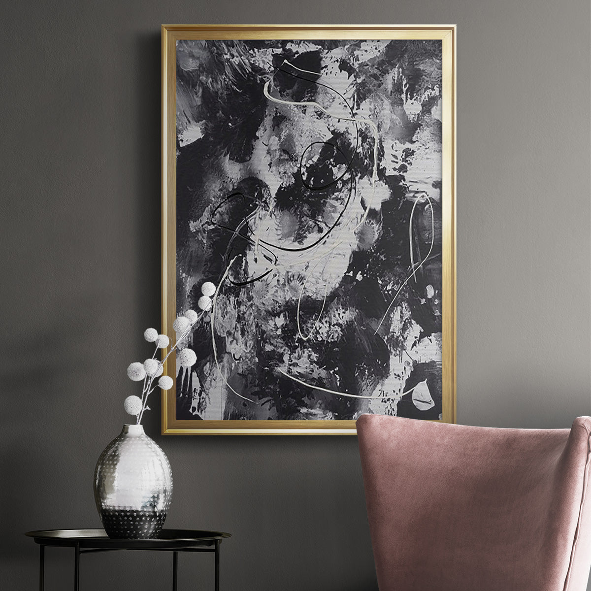 Radical Mix I - Modern Framed Canvas Print