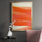 Warm Rays II - Modern Framed Canvas Print