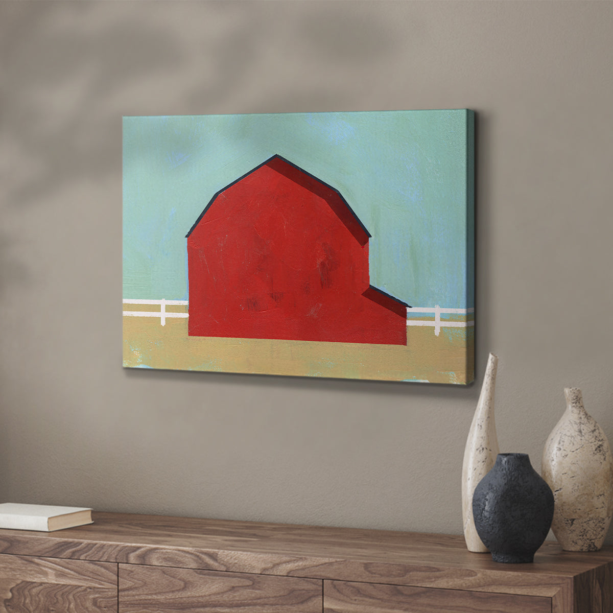 Big Red One I - Canvas Art Print