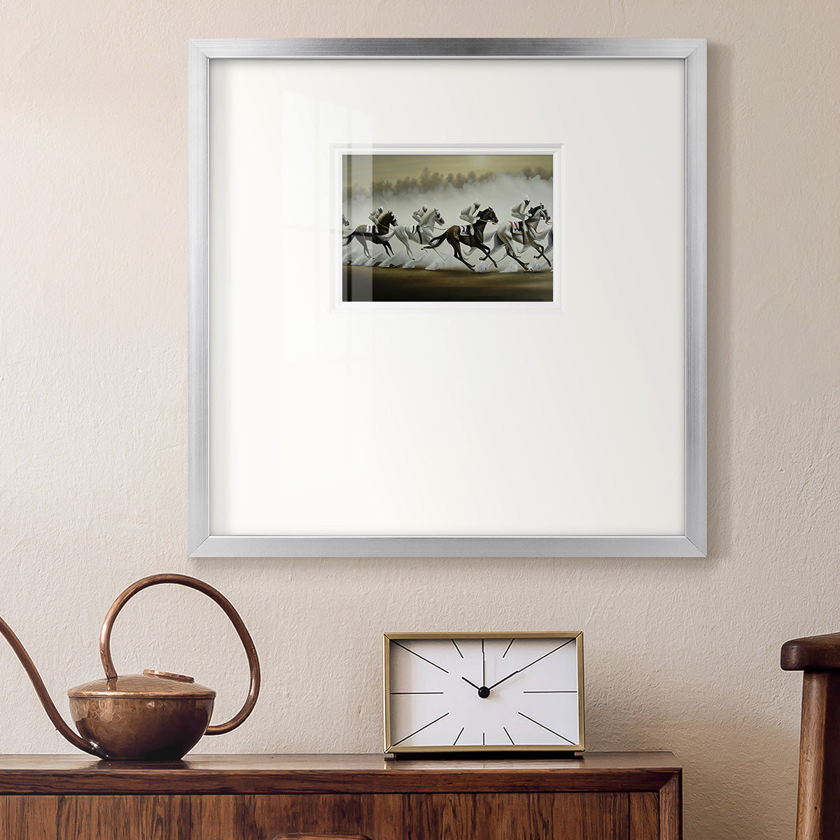 Dusty Race Premium Framed Print Double Matboard