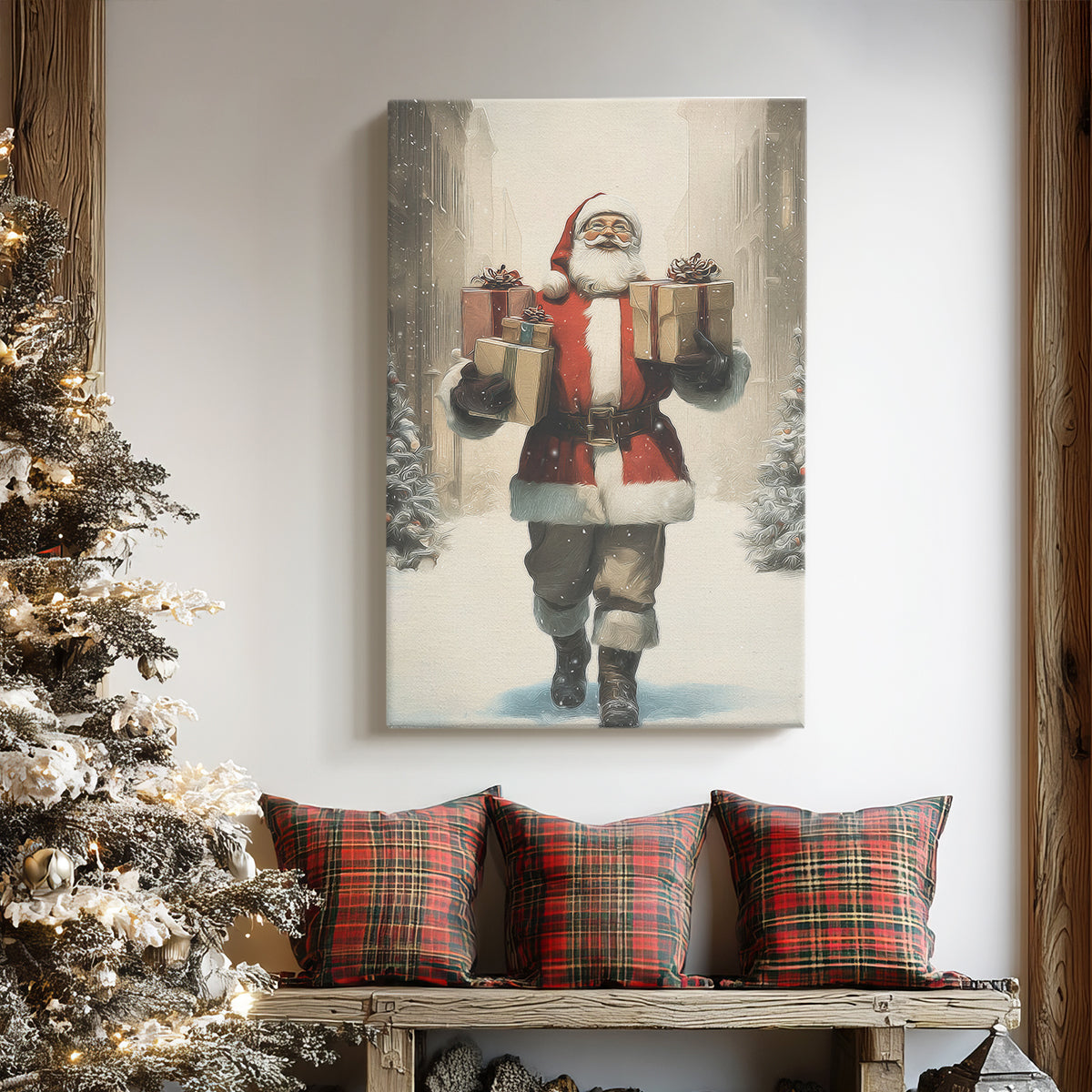 Gilded Cottage at Eve - Canvas Art Print
