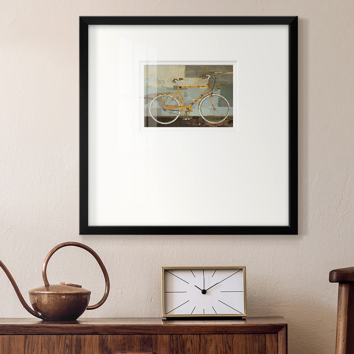 The Musician- Premium Framed Print Double Matboard