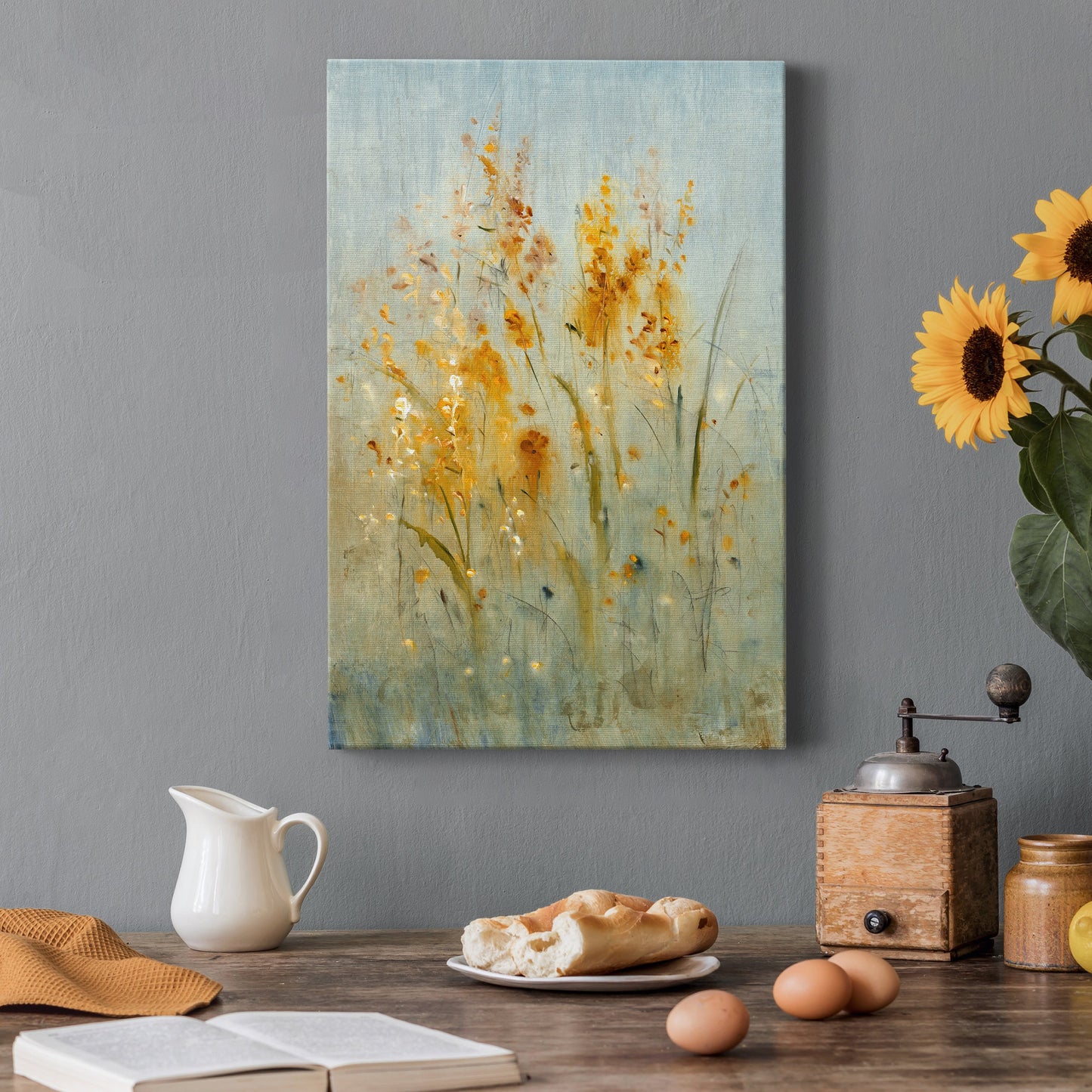 Spray of Wildflowers I - Canvas Art Print
