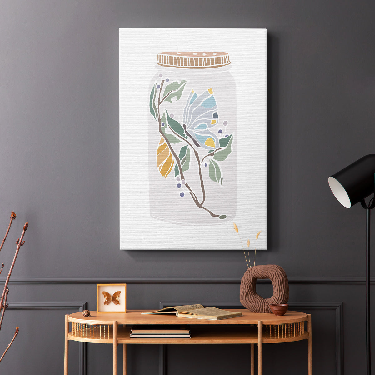 Nature Jar III - Canvas Art Print