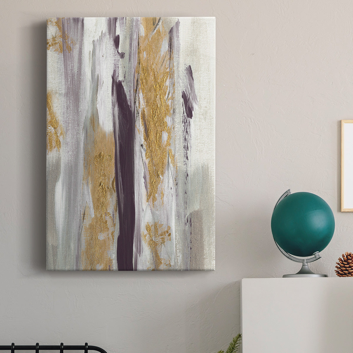 Tumultuous Amethyst II Premium Gallery Wrapped Canvas - Ready to Hang