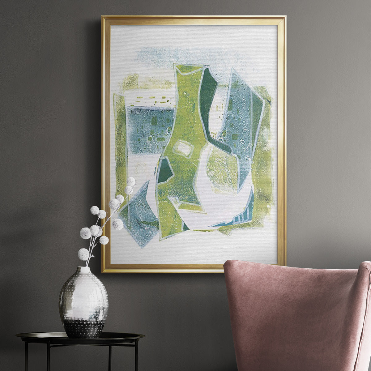 Jubilee Jugs IV - Modern Framed Canvas Print