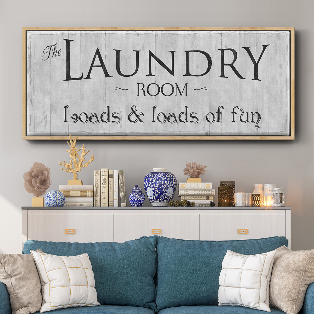 Loads of Fun - Floater Framed Canvas Print