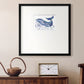 Whale Love I Premium Framed Print Double Matboard