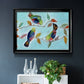 Bitty Birds I - Modern Framed Canvas Print