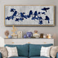 Indigo Hangout - Floater Framed Canvas Print