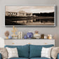 Gloriette Schonbrunn - Floater Framed Canvas Print
