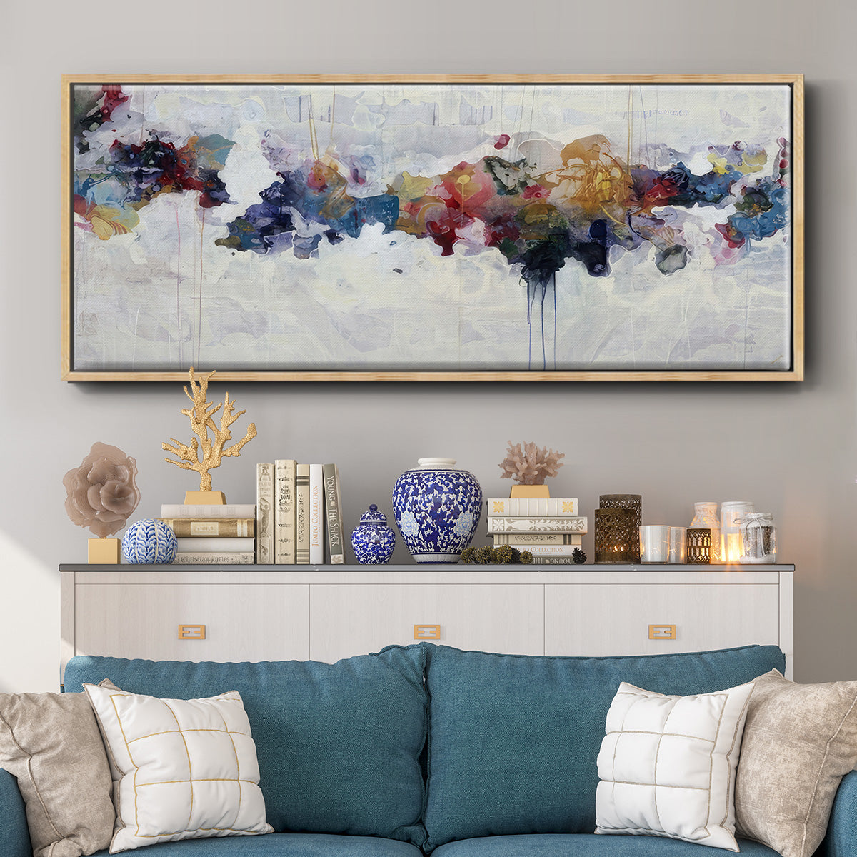 Odd Water  - Floater Framed Canvas Print