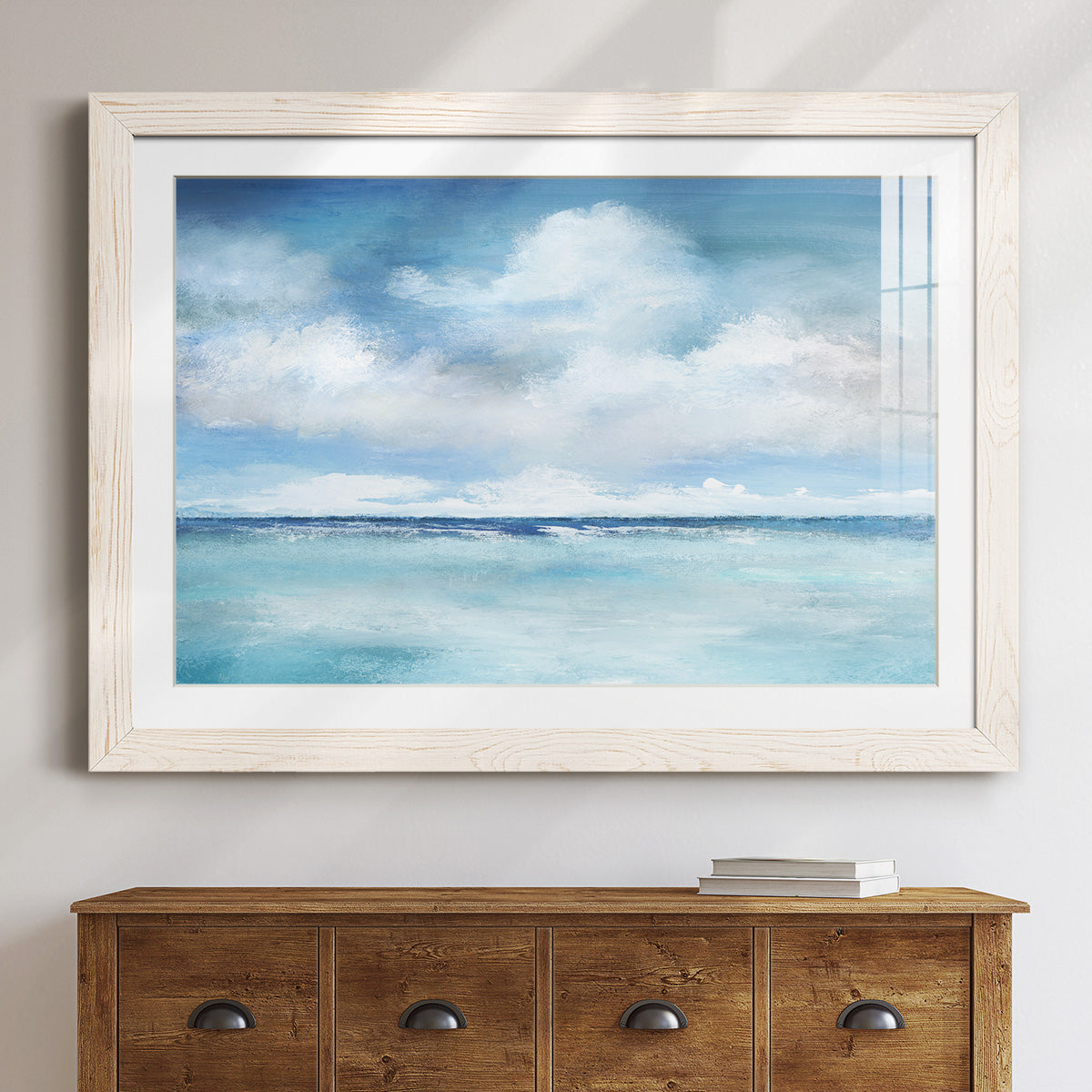 Caribbean Clouds - Barnwood Framed Art Print
