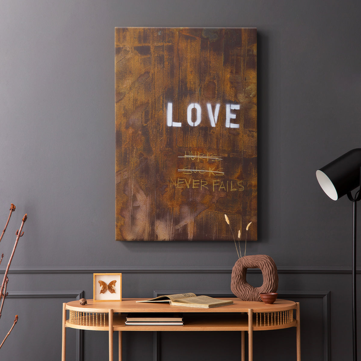 Love Never Fails I - Canvas Art Print