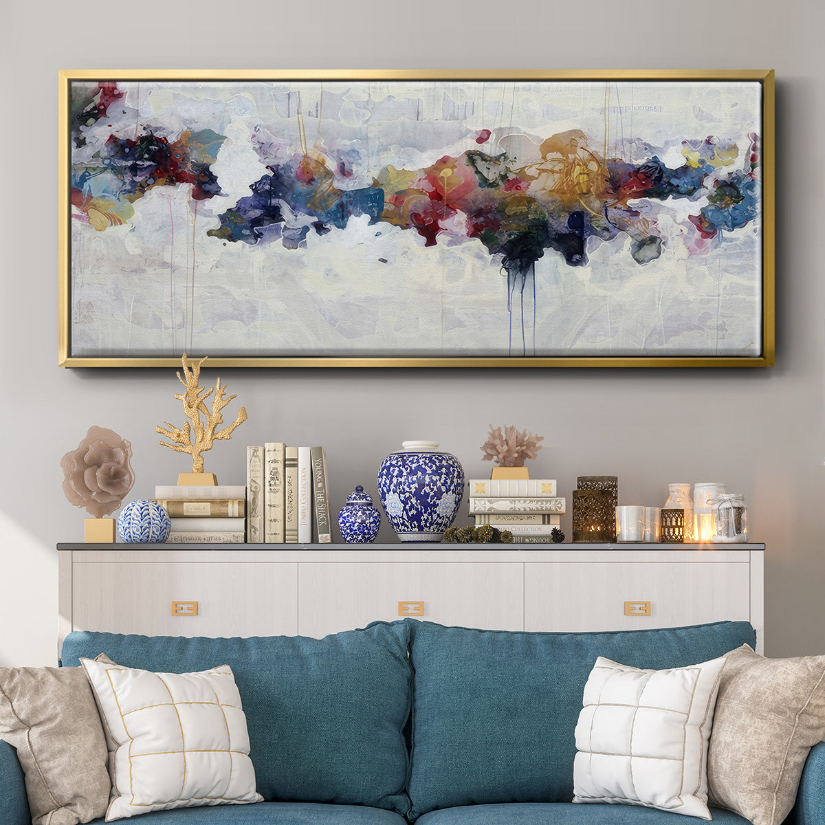 Odd Water  - Floater Framed Canvas Print