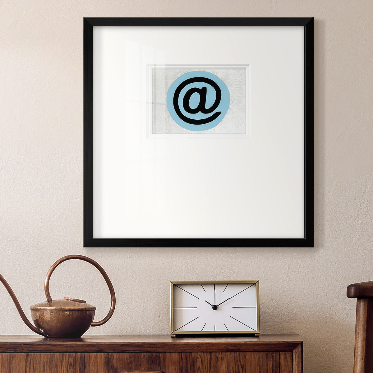 At- Premium Framed Print Double Matboard