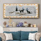 Black Cat Collection D - Floater Framed Canvas Print