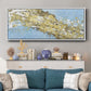 Mistral V in Azure - Floater Framed Canvas Print