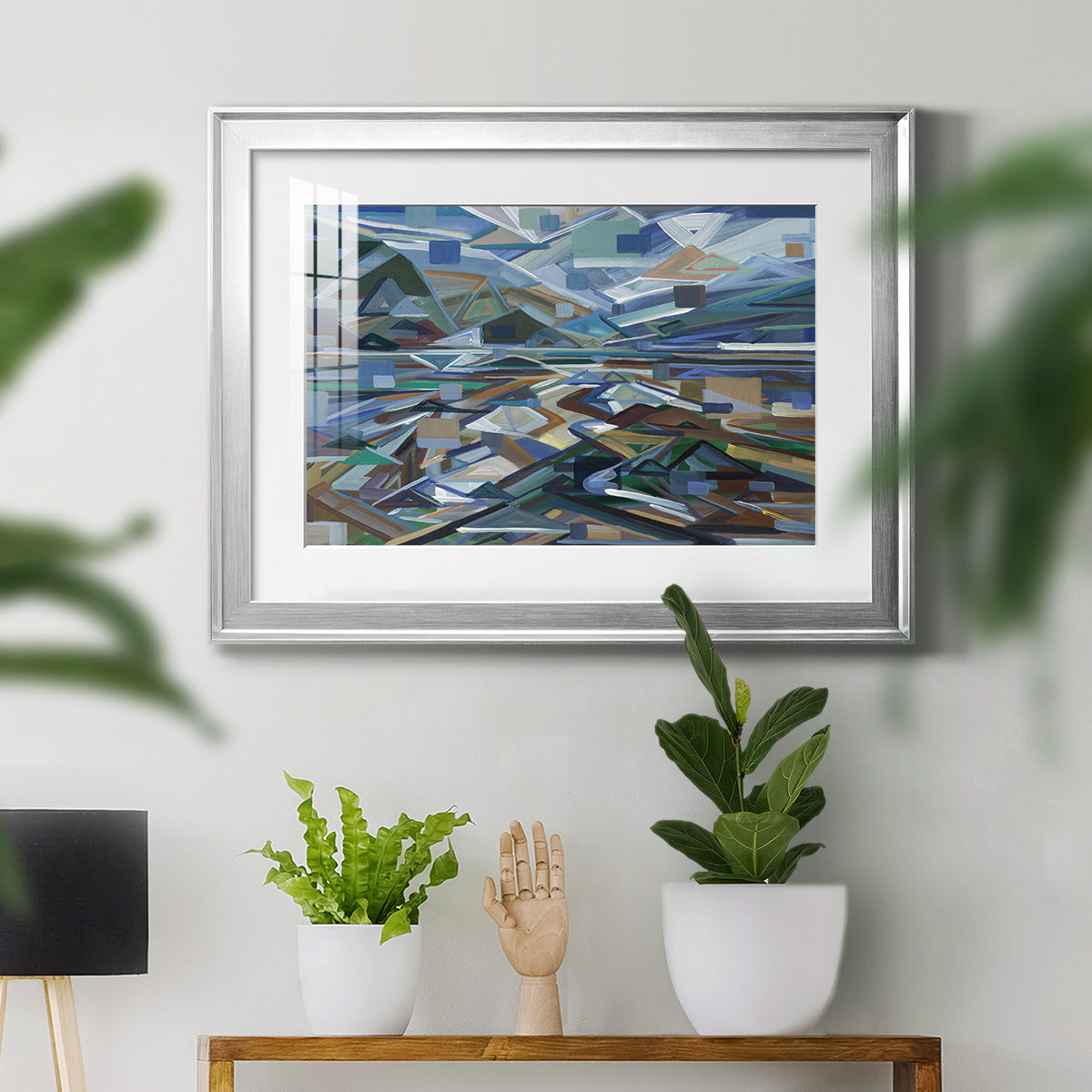 Low Tide - Modern Framed Art Print