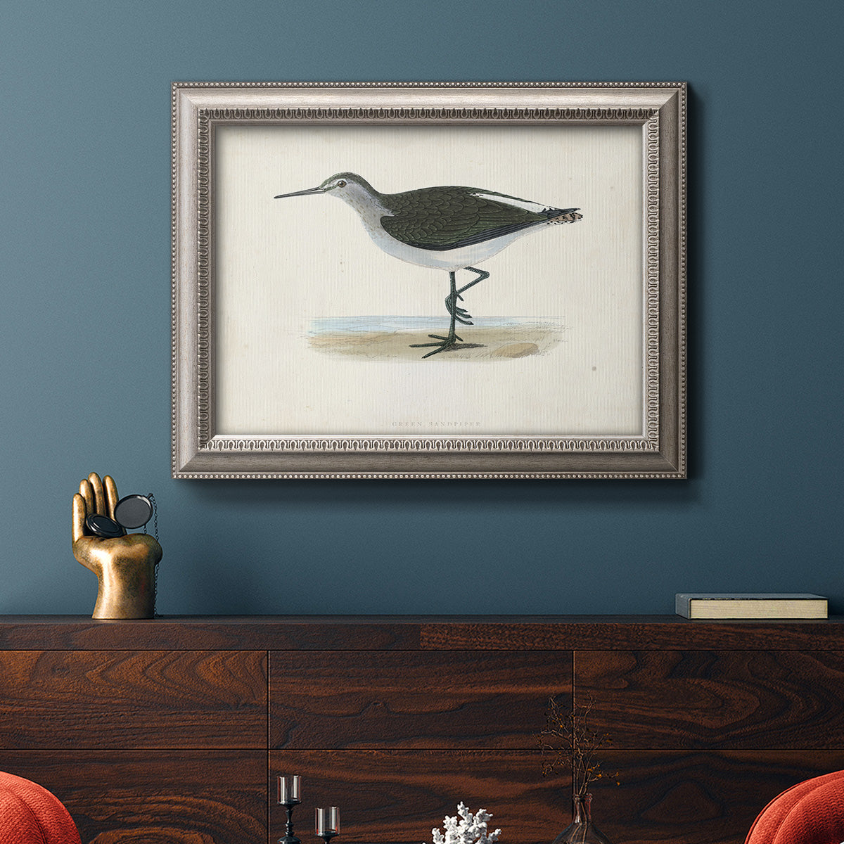 Morris Sandpipers VI Premium Framed Canvas- Ready to Hang