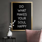 Soul Happy - Modern Framed Canvas Print