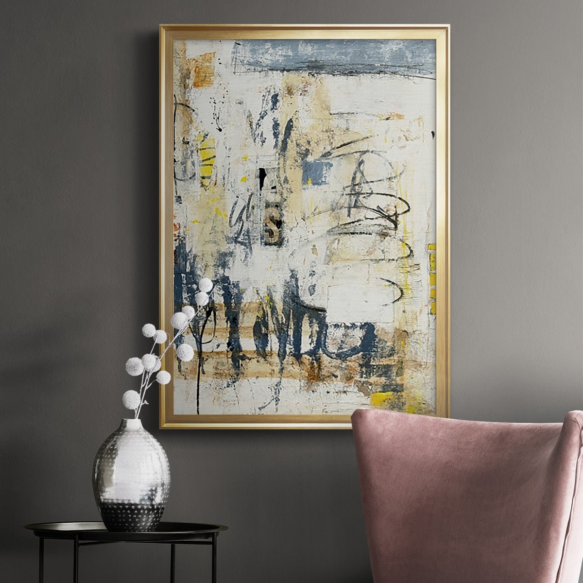 Urban Revival - Modern Framed Canvas Print