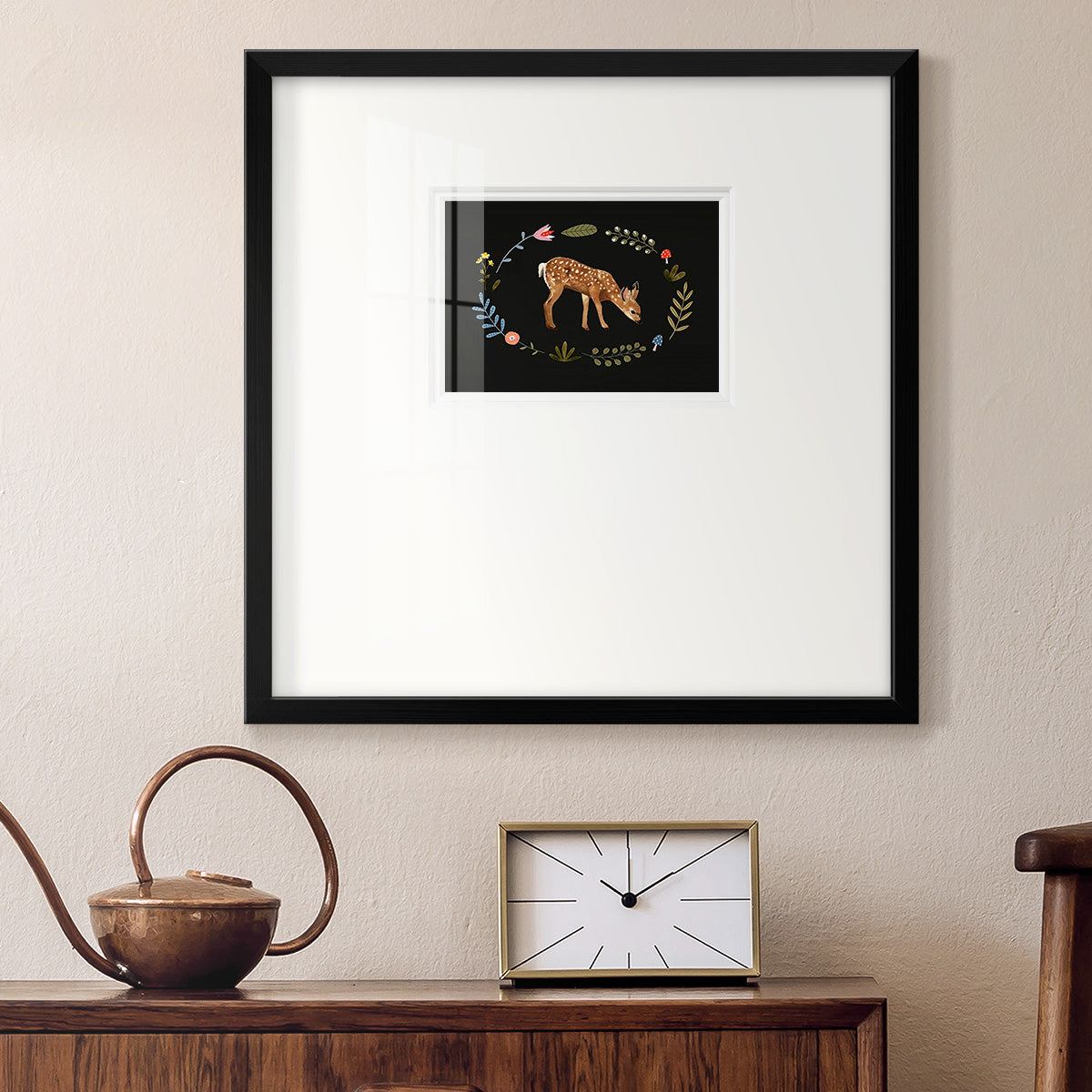 Critter & Foliage III Premium Framed Print Double Matboard