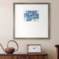 Fleur Bleue II Premium Framed Print Double Matboard