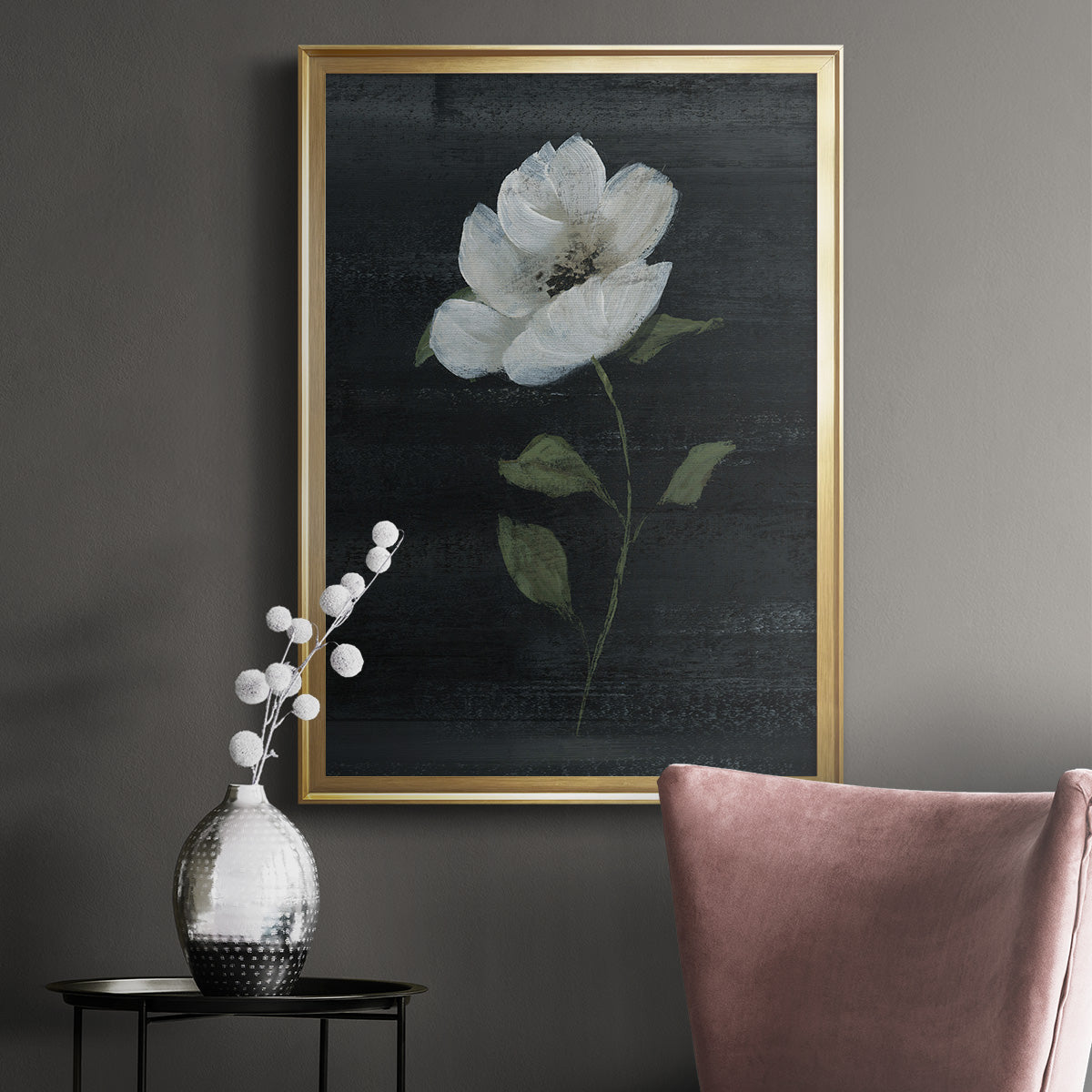 Country Botanical II - Modern Framed Canvas Print