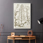Sepia Botanical Journal V - Canvas Art Print
