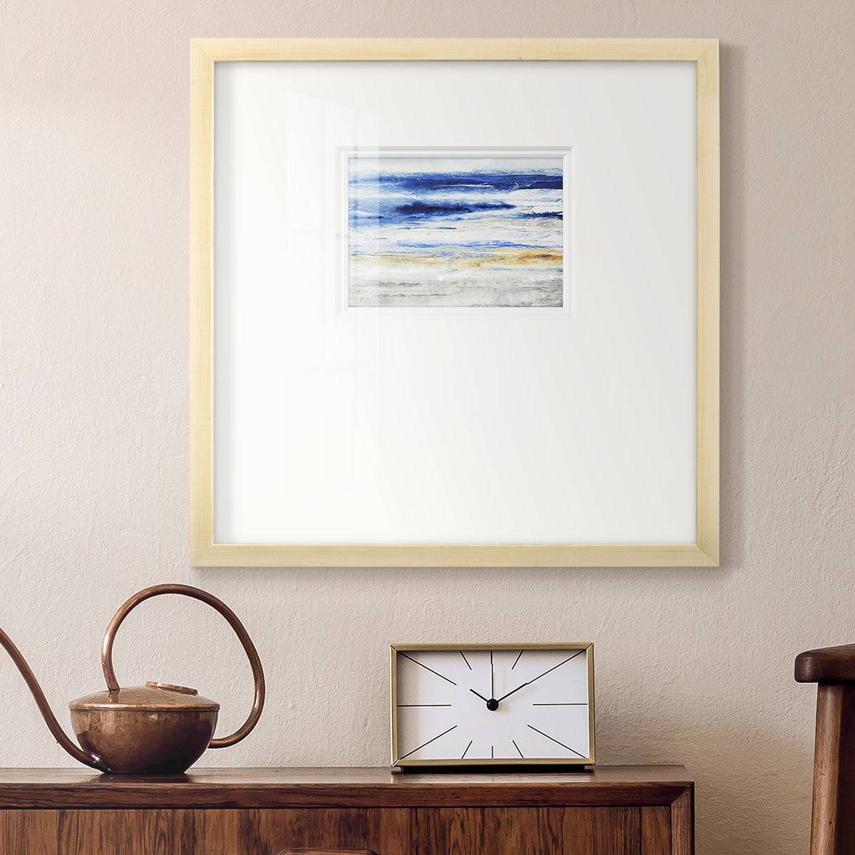 Choppy Seas I Premium Framed Print Double Matboard