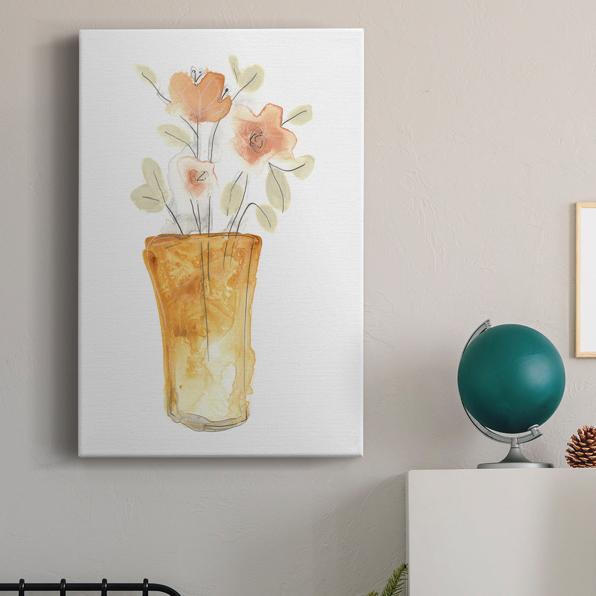 Blossom Pop Study I Premium Gallery Wrapped Canvas - Ready to Hang