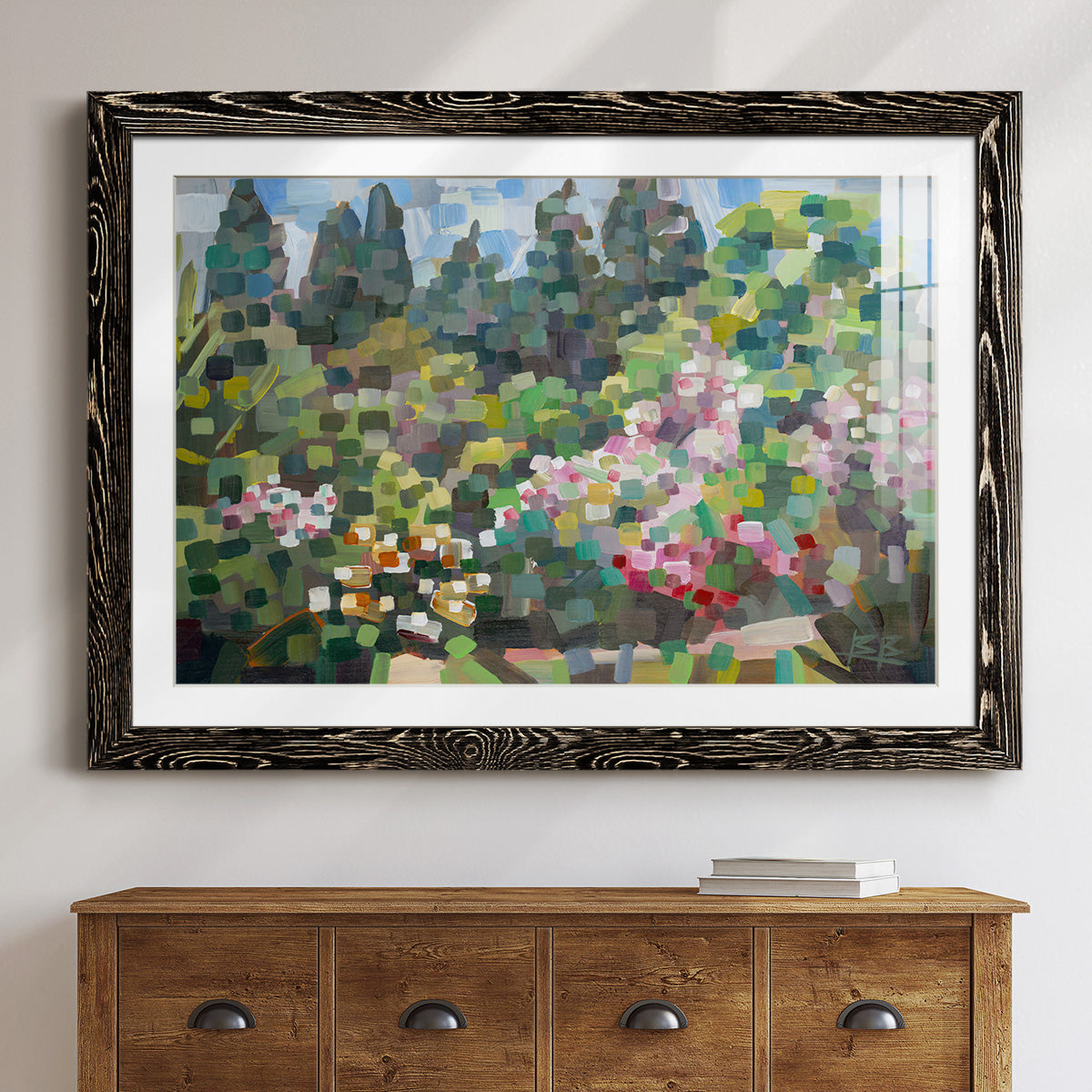 Arboretum in Spring-Premium Framed Print - Ready to Hang