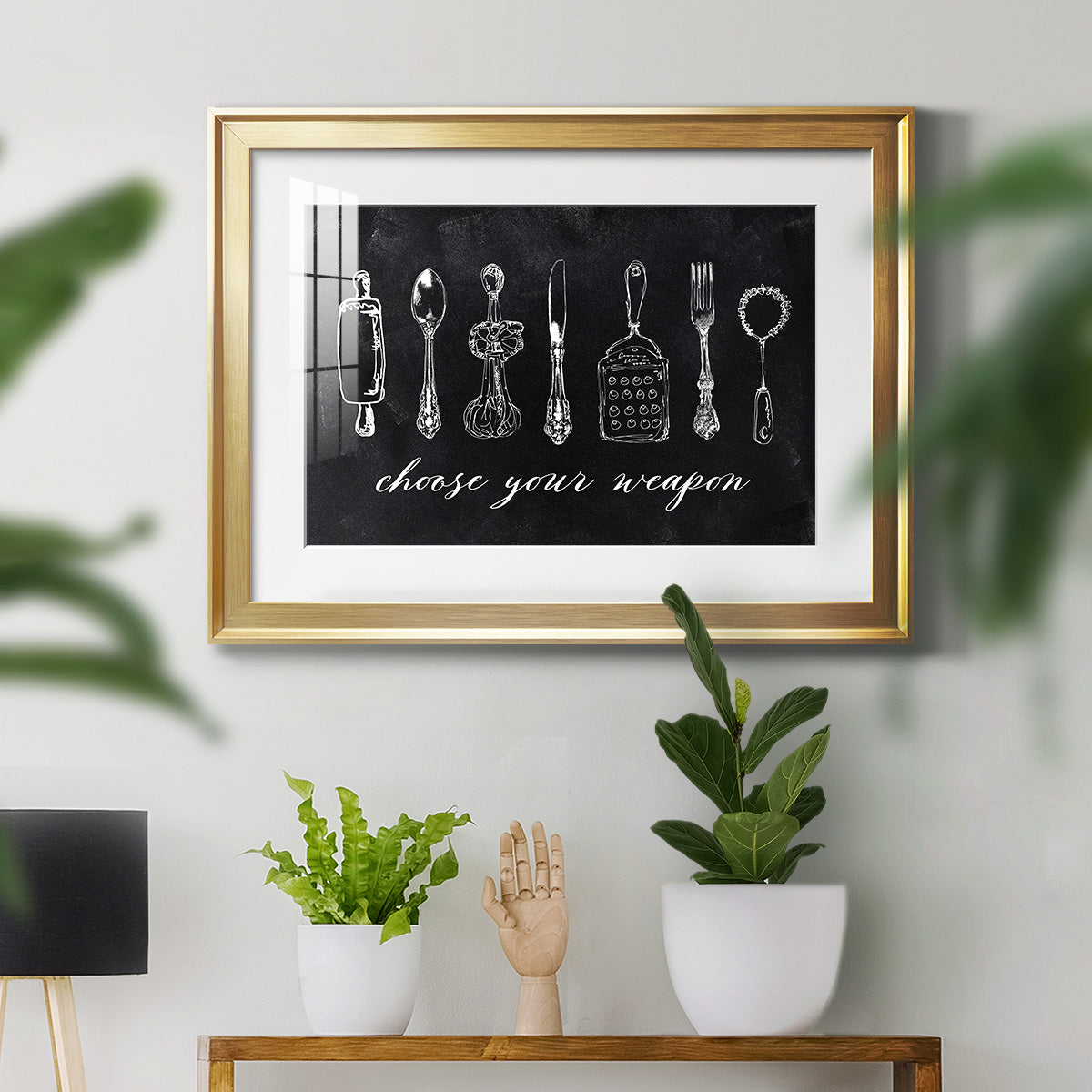 Choose Your Weapon Premium Framed Print - Ready to Hang