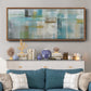 Bits and Pieces - Floater Framed Canvas Print