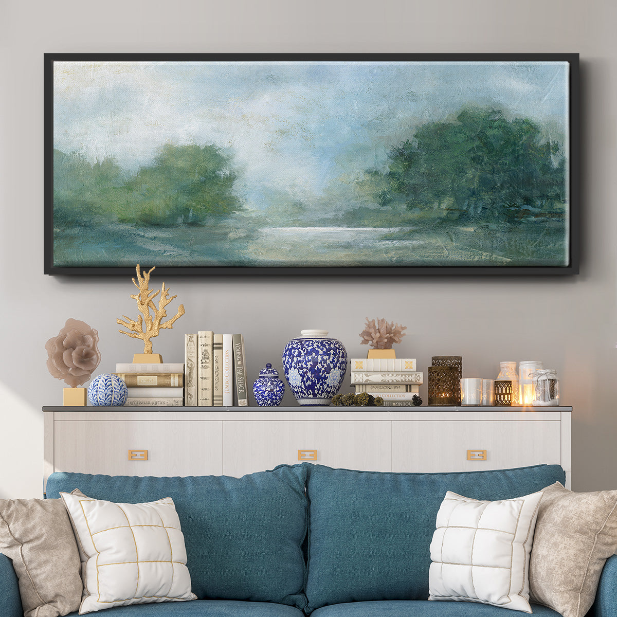 Summer Afternoon - Floater Framed Canvas Print